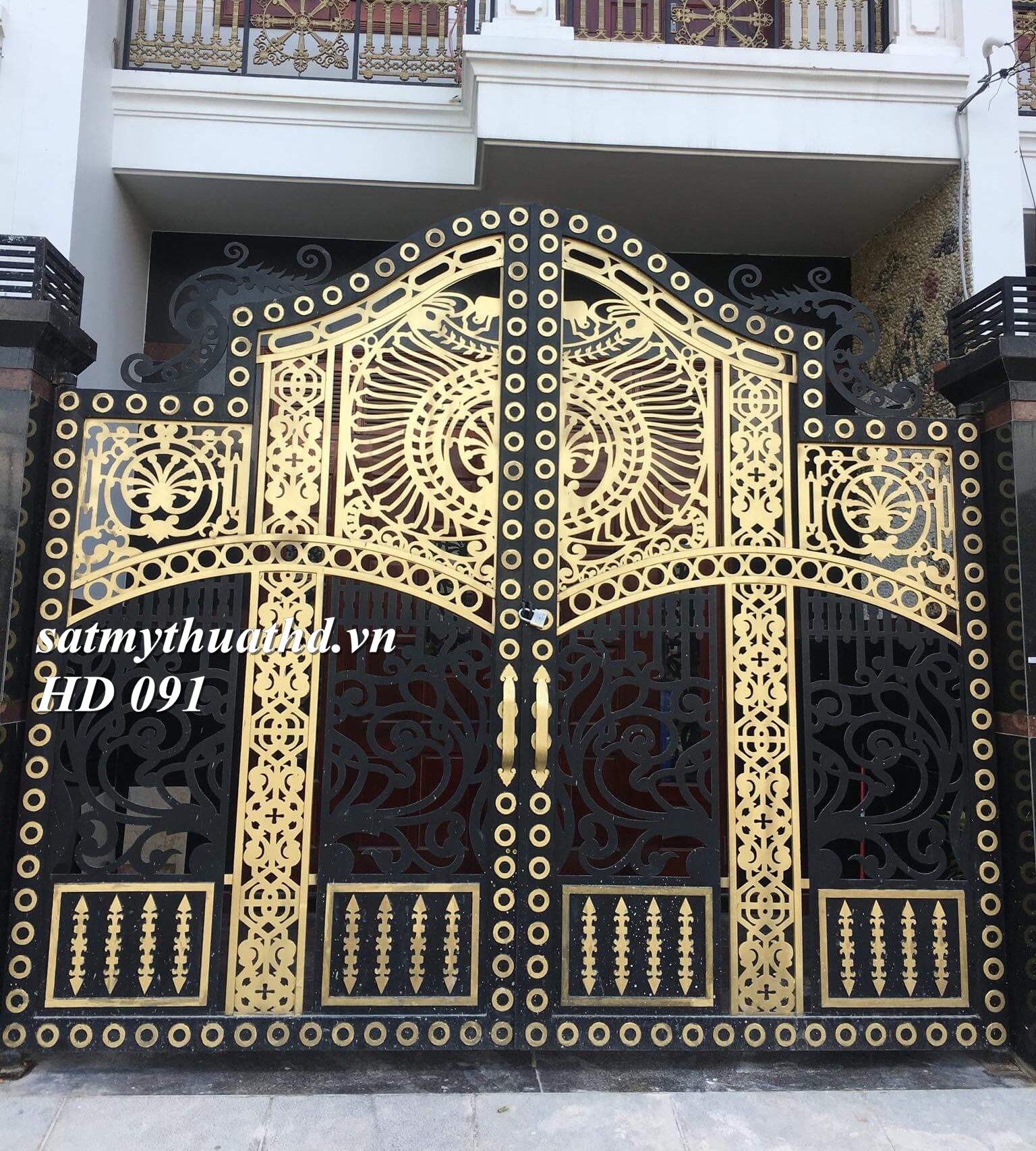 Cửa Cổng  Mỹ Thuật HD 091 