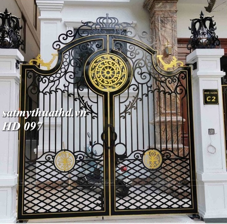 Cửa Cổng Mỹ Thuật HD 097