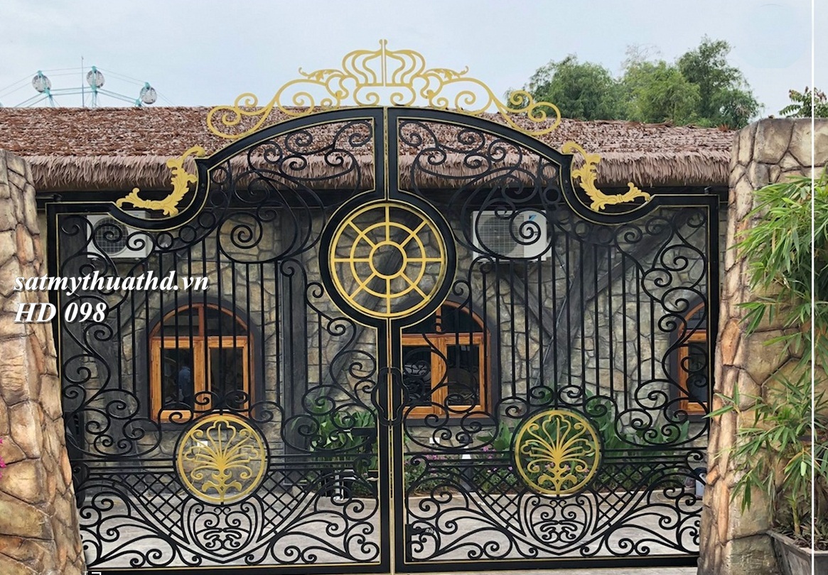 Cửa Cổng Mỹ Thuật HD 098