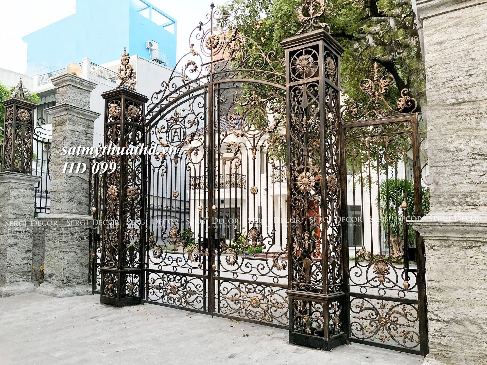 Cửa Cổng Mỹ Thuật HD 099