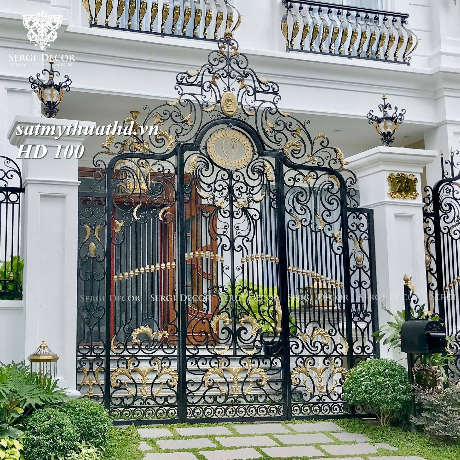 Cửa Cổng Mỹ Thuật HD 100