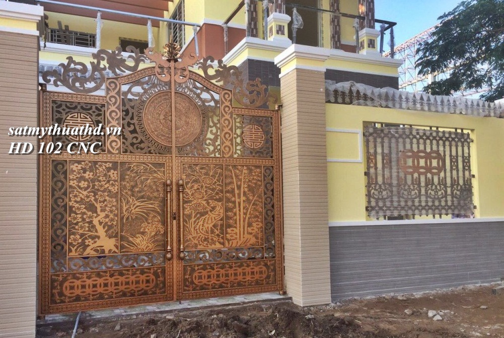 Cửa Cổng Mỹ Thuật HD 102 CNC
