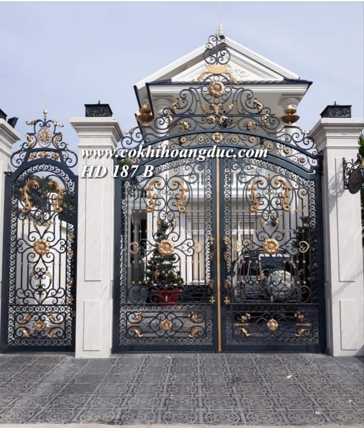 Cửa Cổng Mỹ Thuật HD 020A