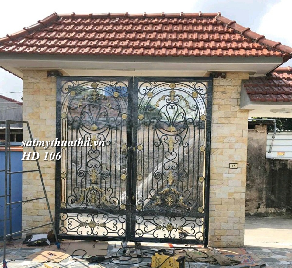 Cửa Cổng Mỹ Thuật HD 106