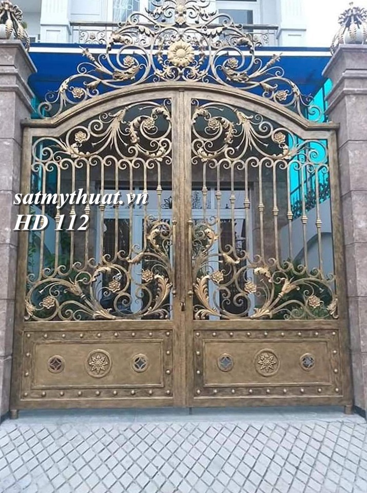 Cửa Cổng Mỹ Thuật HD 112