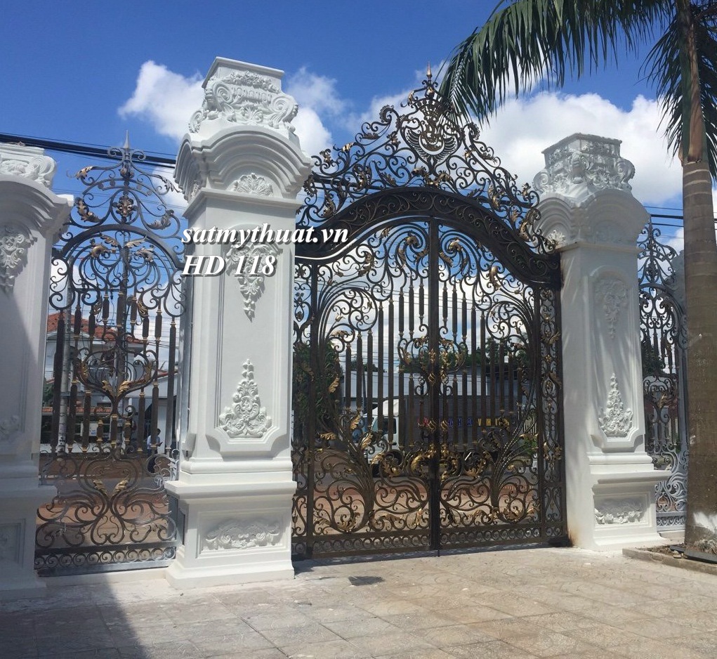 Cửa Cổng Mỹ Thuật HD 118