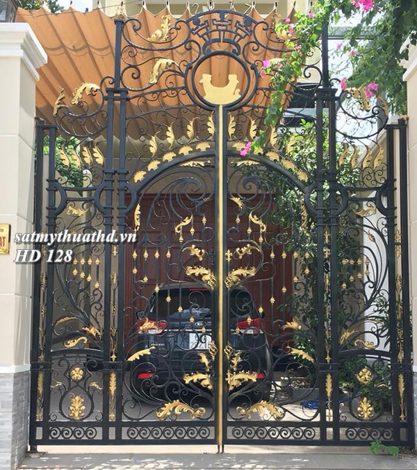 Cửa Cổng Mỹ Thuật HD 128