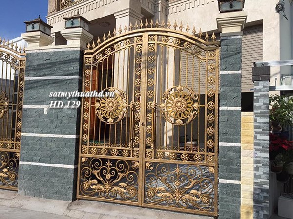 Cửa Cổng Mỹ Thuật HD 129