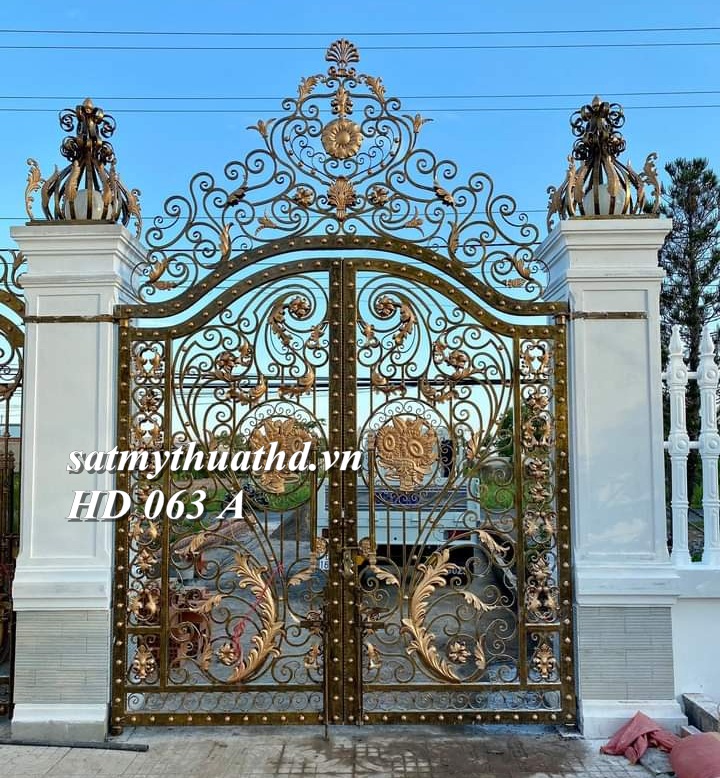 Công Trình Cửa Cổng Sắt Mỹ Thuật Tại Tây Ninh