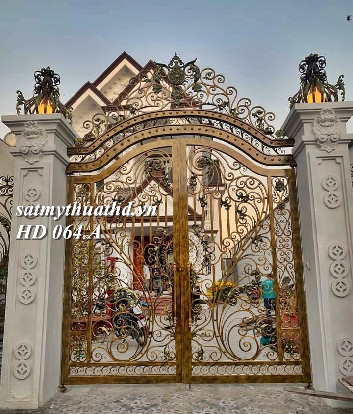 Mẫu Cửa Cổng Sắt Mỹ Thuật Đẹp Mới Nhất 2022