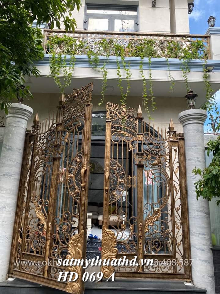 Cửa Cổng  Mỹ Thuật HD 069 A