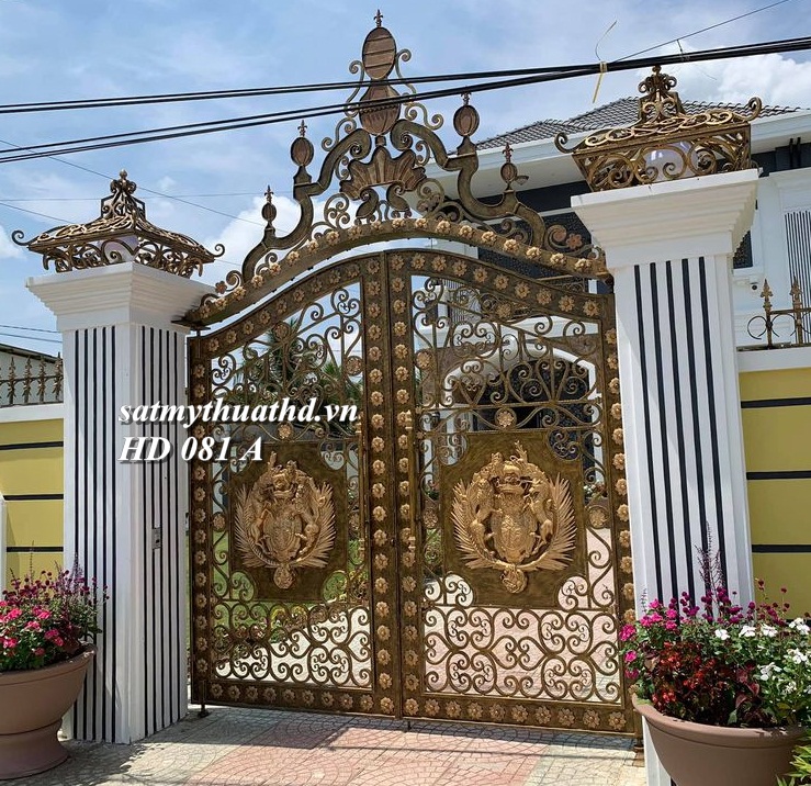 Cửa Cổng  Mỹ Thuật HD 081 A