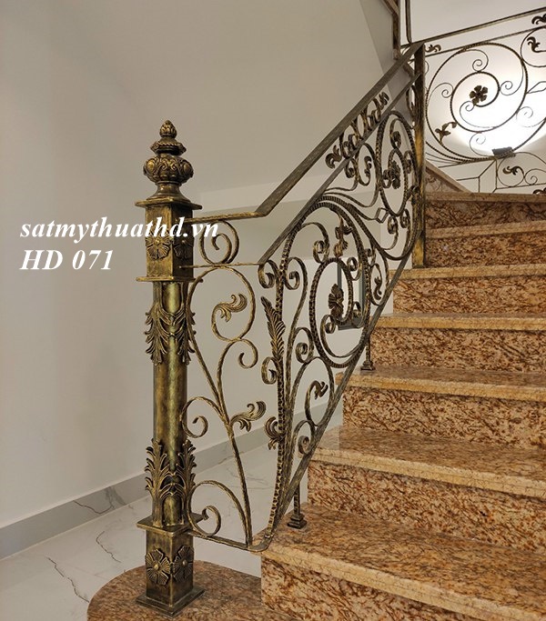 Lưu ngay nơi sản xuất lan can cầu thang Bến Cát đẹp, mang lại độ bền cao