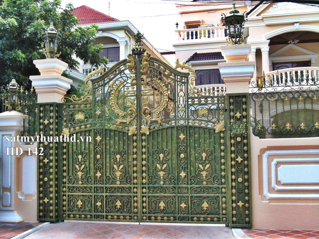 Cửa Cổng Mỹ Thuật HD 142