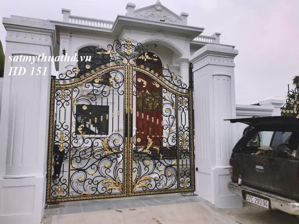Cửa Cổng Mỹ Thuật HD 151