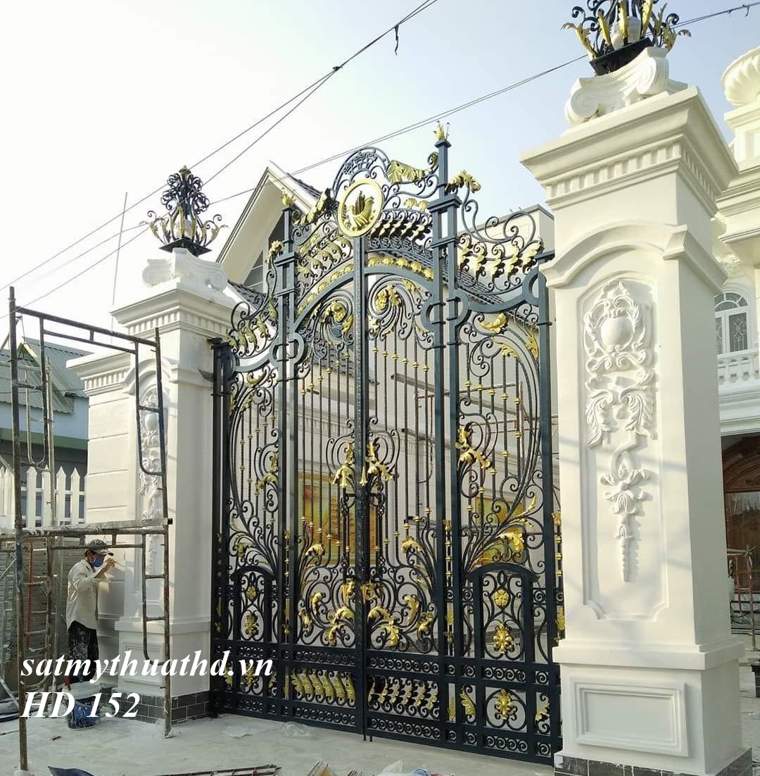Cửa Cổng Mỹ Thuật HD 152