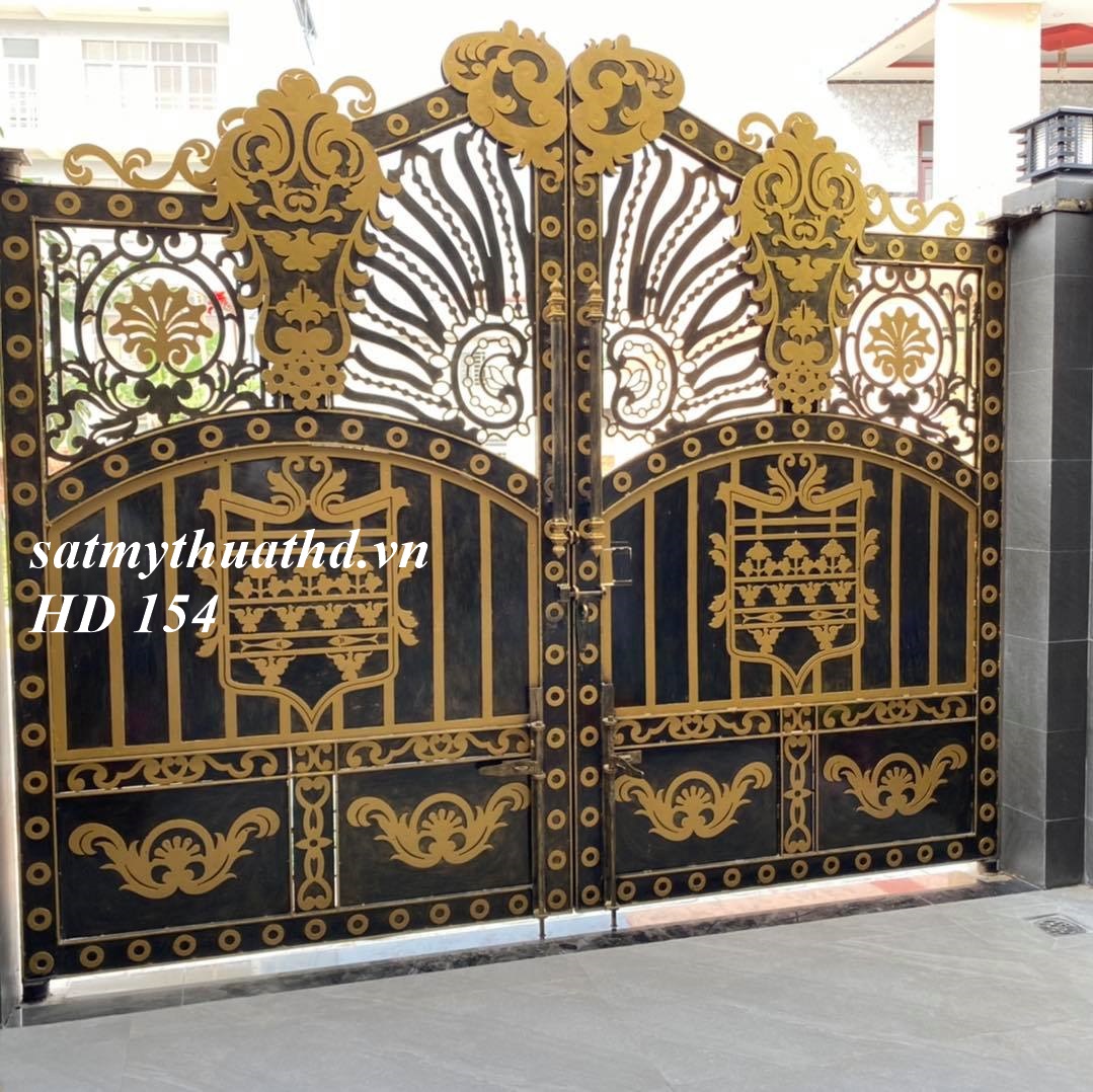 Cửa Cổng Mỹ Thuật HD 154