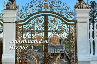 Công Trình Cửa Cổng Sắt Mỹ Thuật Tại Tây Ninh